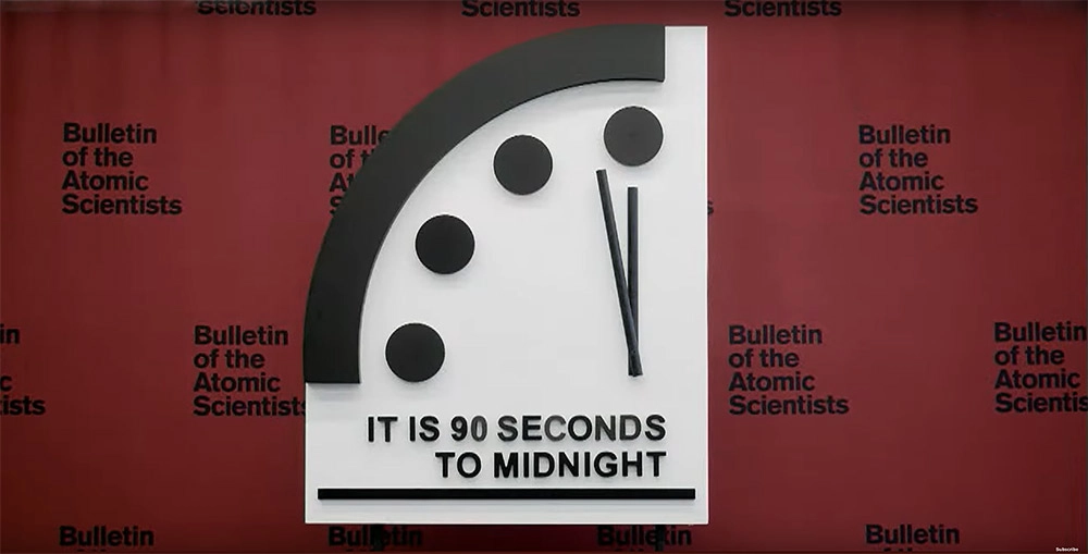 Doomsday Clock: Es bleibt 90 Sekunden vor Zwölf